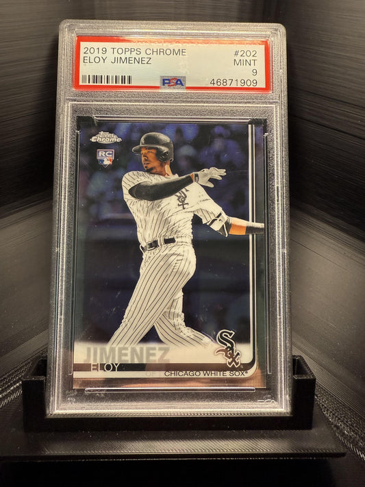 2019 Topps Chrome #202 Eloy Jimenez PSA 9