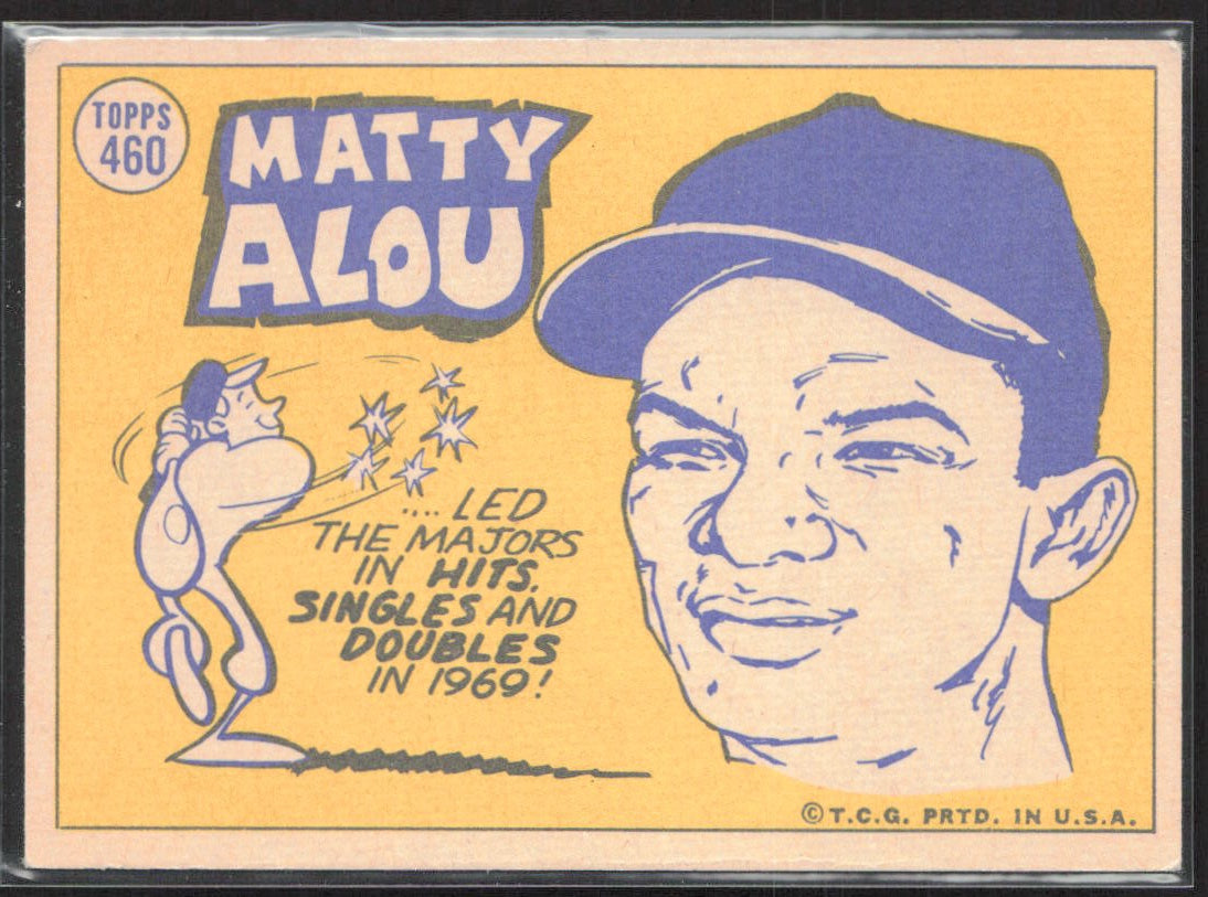 1970 Topps #460 Matty Alou