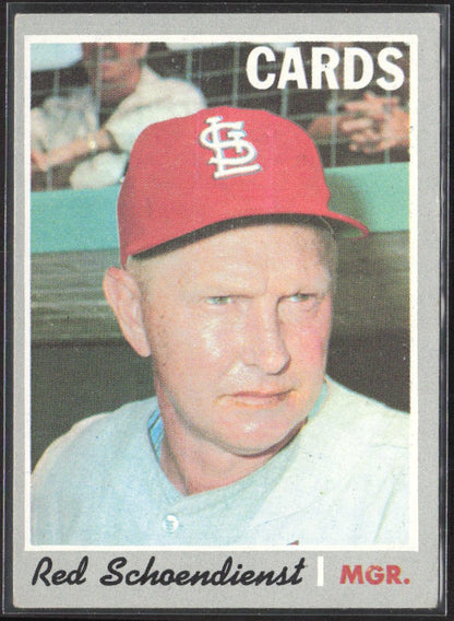 1970 Topps #346 Red Schoendienst