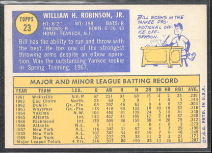 1970 Topps #23 Bill Robinson