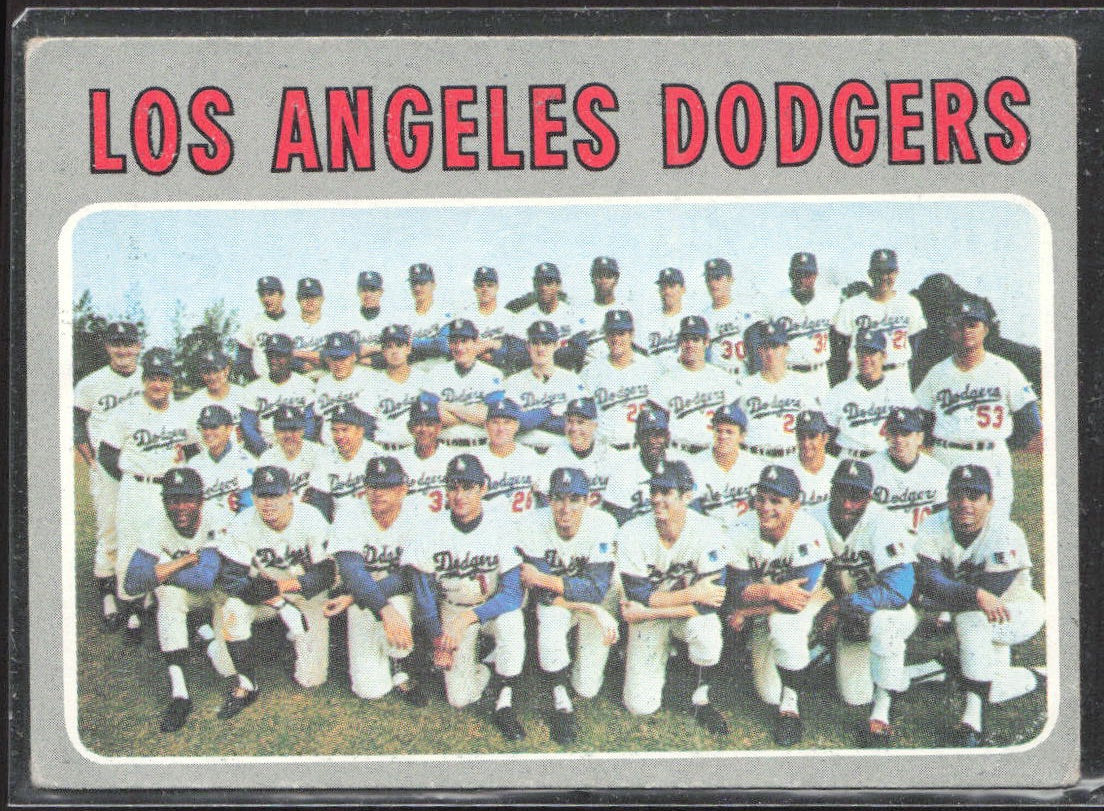 1970 Topps #411 Los Angeles Dodgers