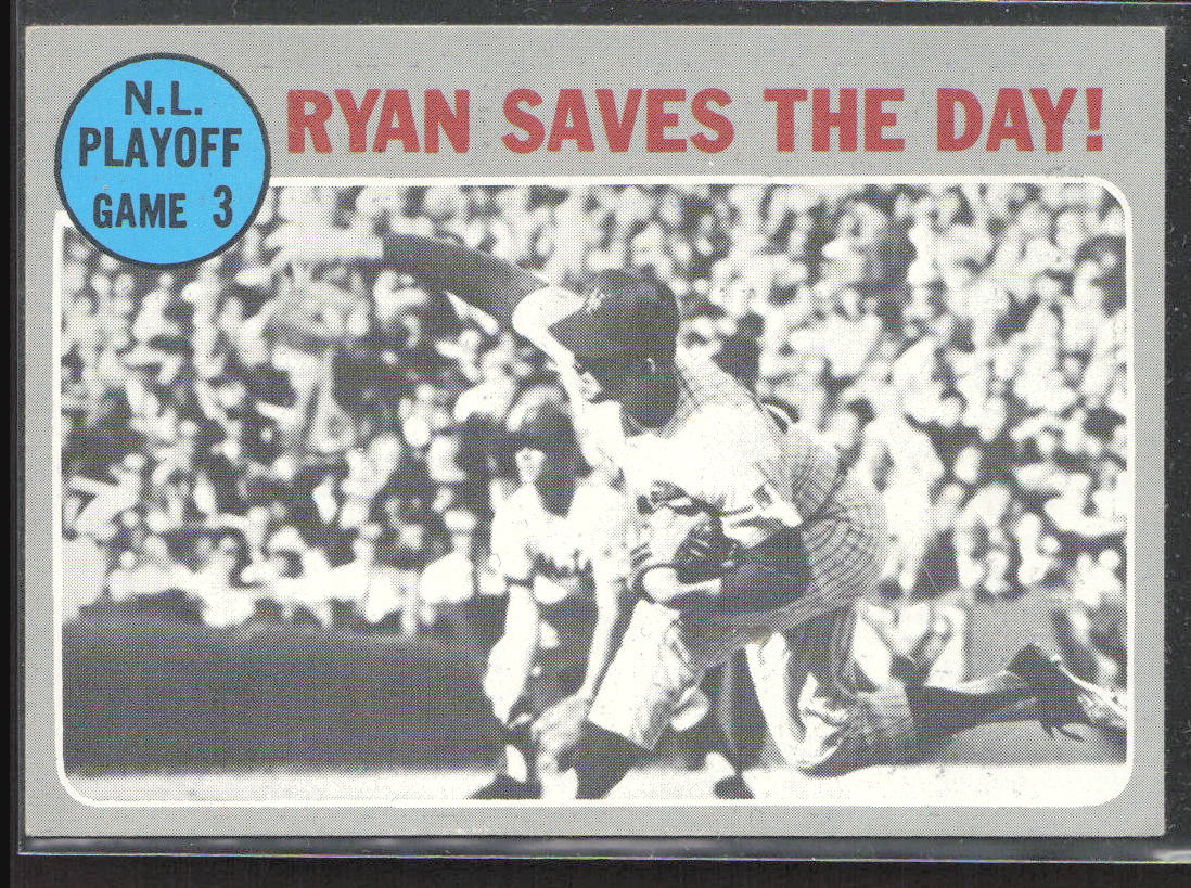 1970 Topps #197 N.L Playoff Game 3 - Ryan Saves the Day! NLCS