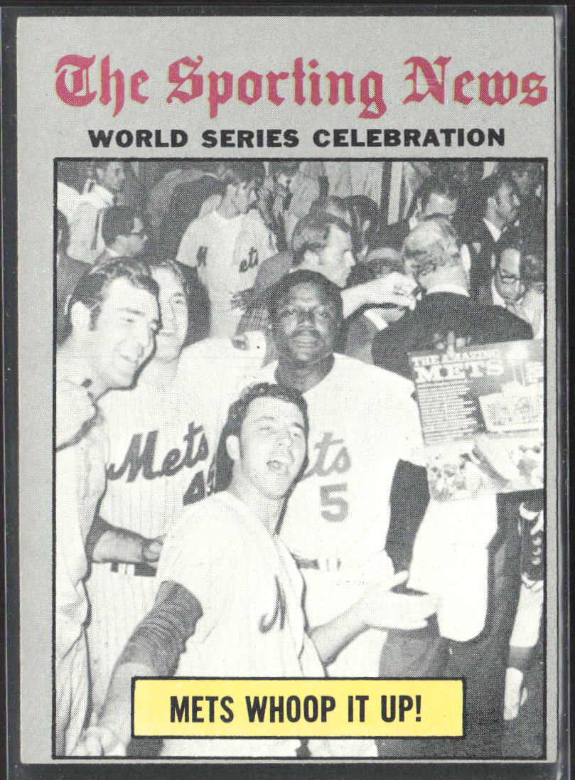 1970 Topps #310 World Series Celebration - Mets Whoop It Up!