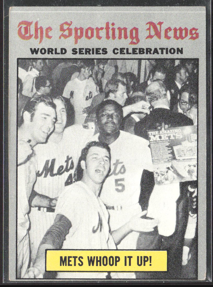 1970 Topps #310 World Series Celebration - Mets Whoop It Up!
