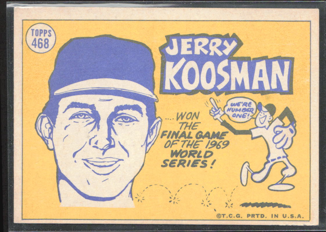 1970 Topps #468 Jerry Koosman