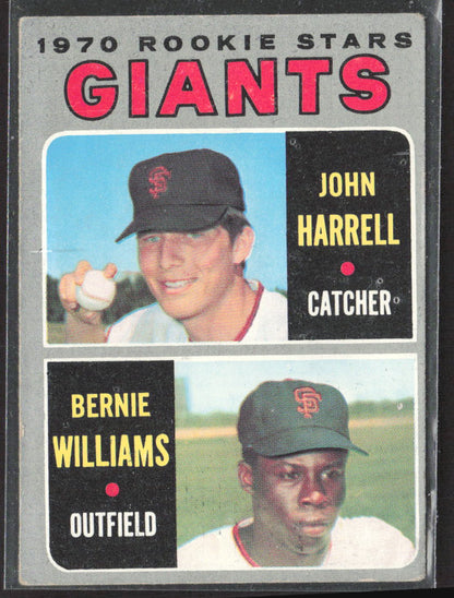 1970 Topps #401 Giants 1970 Rookie Stars (John Harrell / Bernie Williams)
