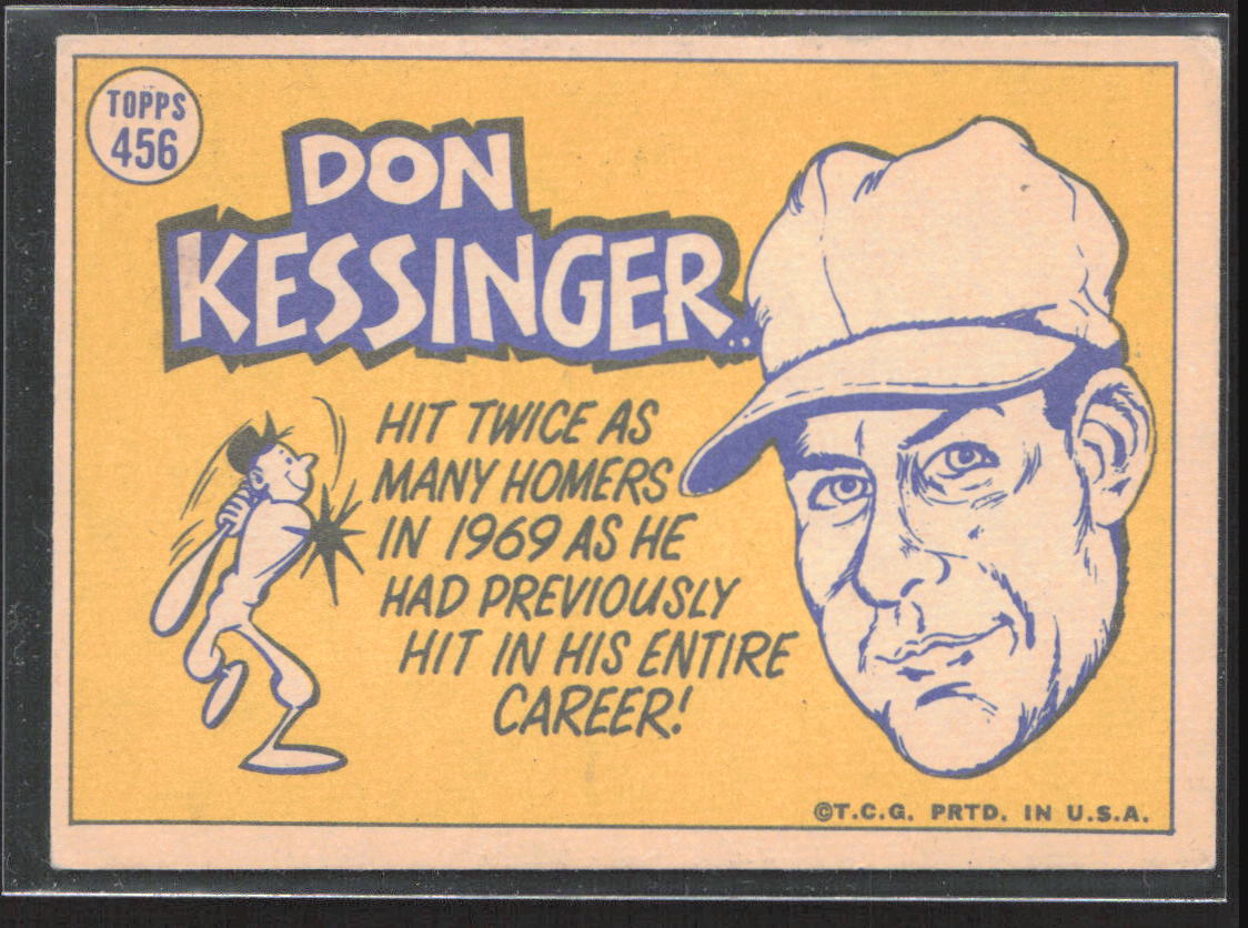 1970 Topps #456 Don Kessinger