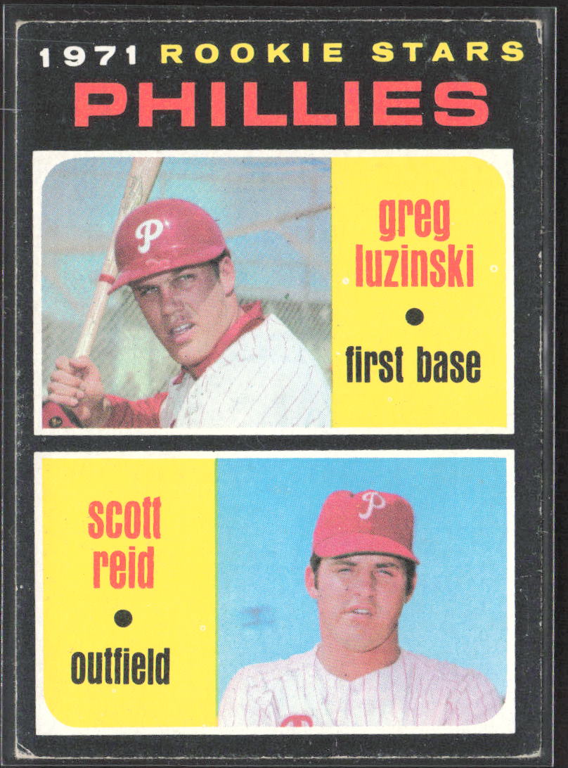 1971 Topps #439 Phillies 1971 Rookie Stars (Greg Luzinski / Scott Reid)