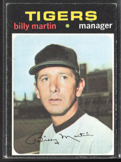 1971 Topps #208 Billy Martin