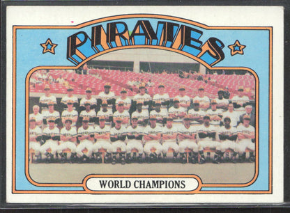 1972 Topps #1 World Champions (Pittsburgh Pirates)
