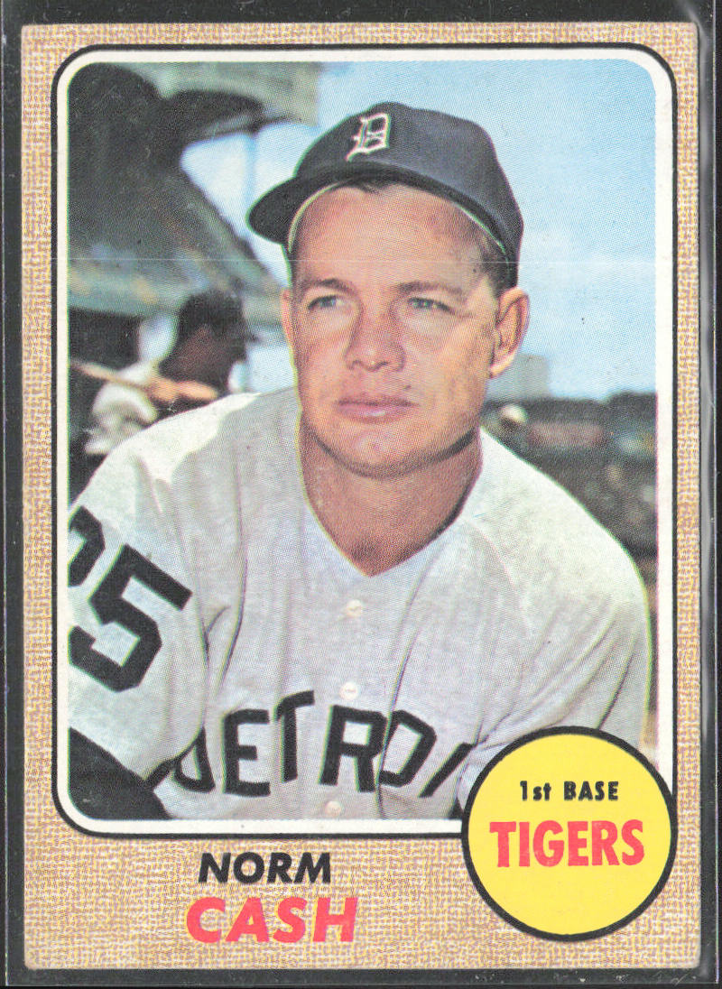 1968 Topps #256 Norm Cash