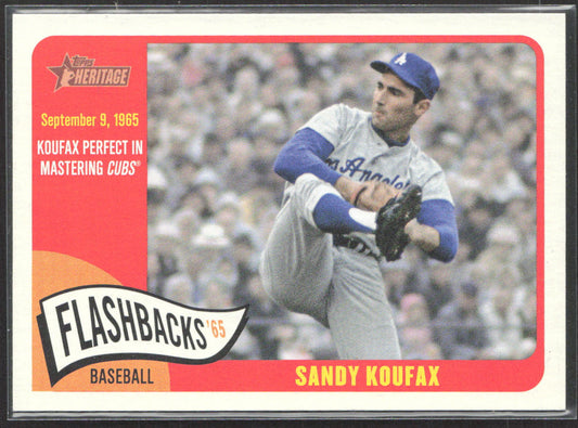 2014 Topps Heritage #BF-SK Sandy Koufax Baseball Flashbacks