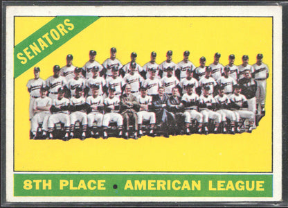1966 Topps #194 Washington Senators