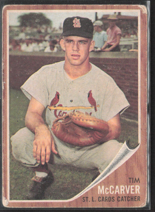 1962 Topps #167a Tim McCarver