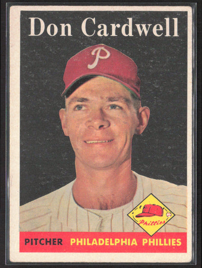 1958 Topps #372 Don Cardwell