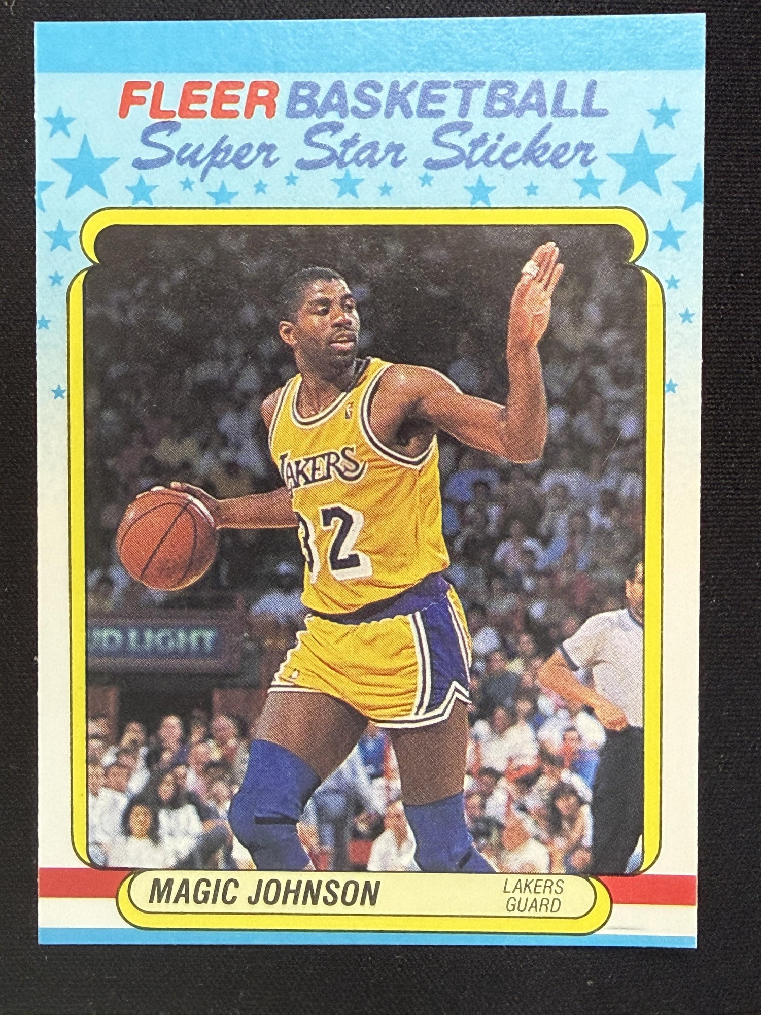 1988-89 Fleer #6 Magic Johnson Stickers