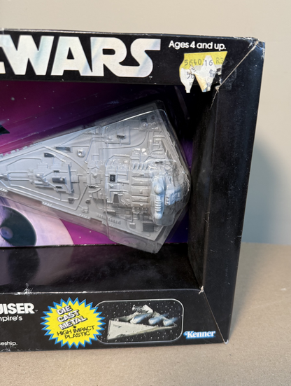 Vintage 1979 KENNER STAR WARS Imperial Cruiser Diecast  *MIB* SEALED BOX