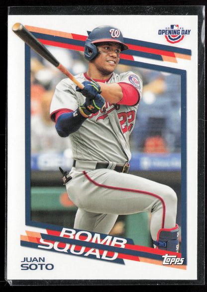 2022 Topps Opening Day #BS-20 Juan Soto Bomb Squad