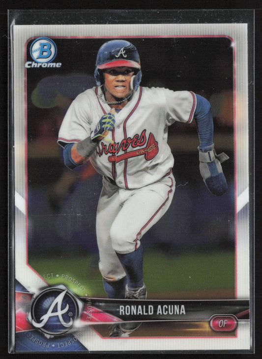 2018 Bowman #BCP1 Ronald Acuña Jr. Chrome Prospects