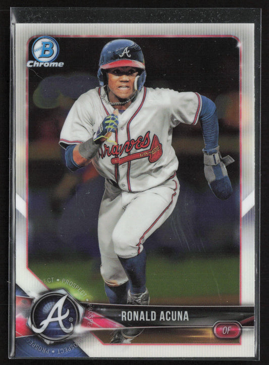 2018 Bowman #BCP1 Ronald Acuña Jr. Chrome Prospects