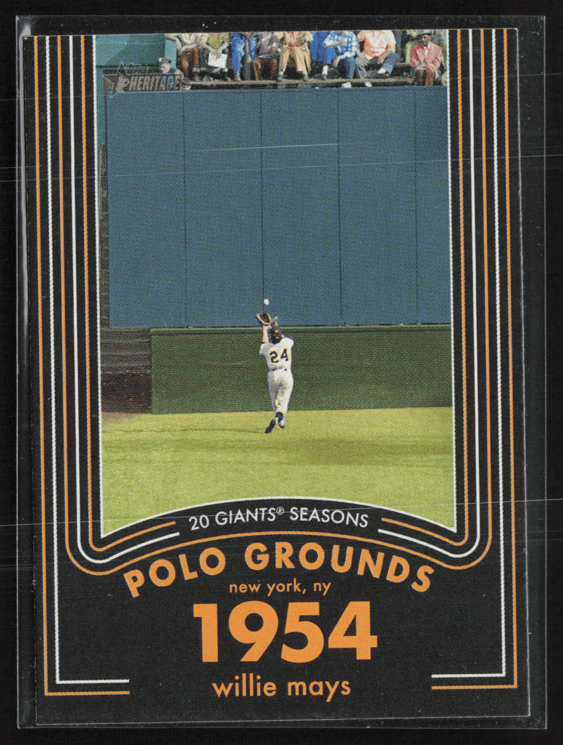 2020 Topps Heritage #5 Willie Mays 20 Giants Seasons