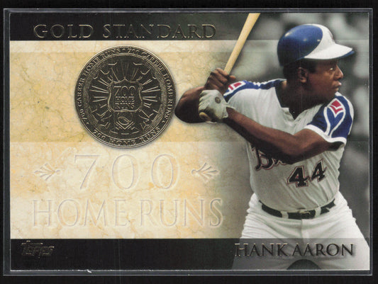 2012 Topps #GS-31 Hank Aaron Gold Standard