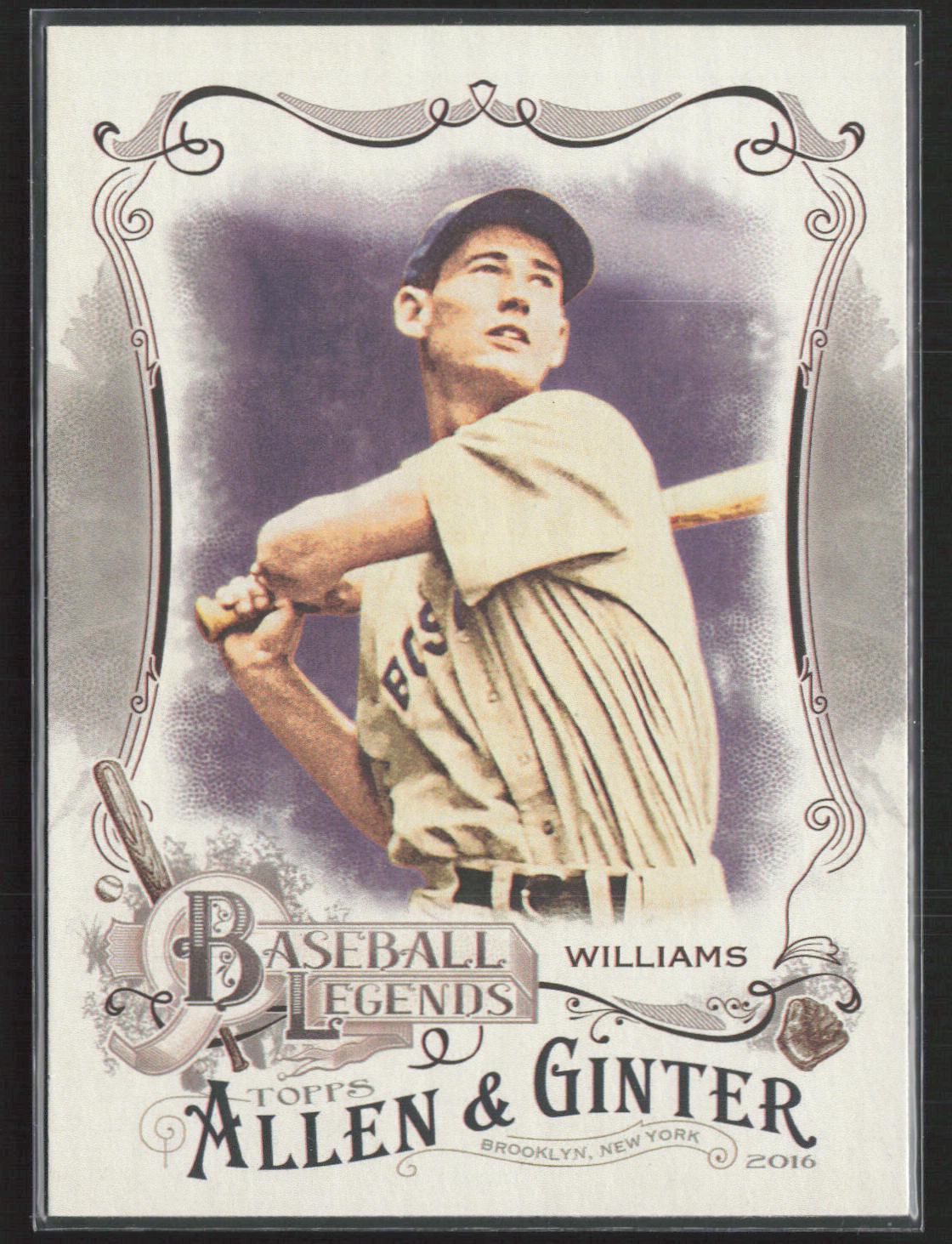 2016 Topps Allen & Ginter #BL-11 Ted Williams Baseball Legends