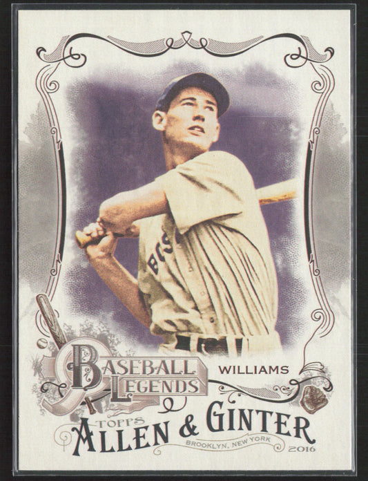 2016 Topps Allen & Ginter #BL-11 Ted Williams Baseball Legends